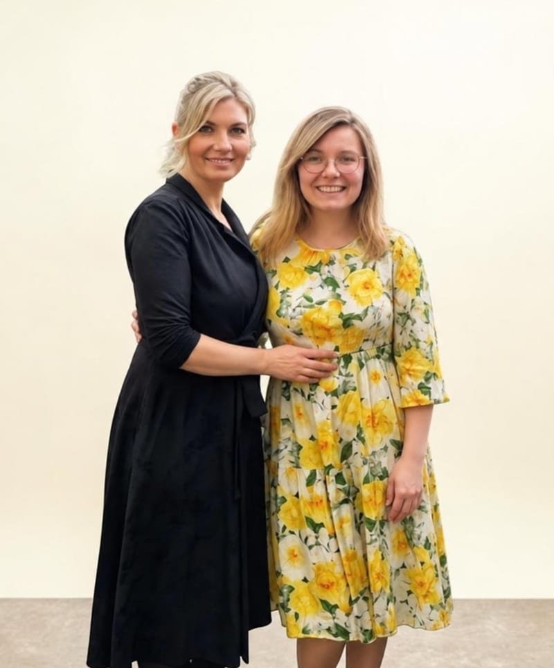 Marcela and her daughter Wiktoria, who run Marcela’s Devotionals together