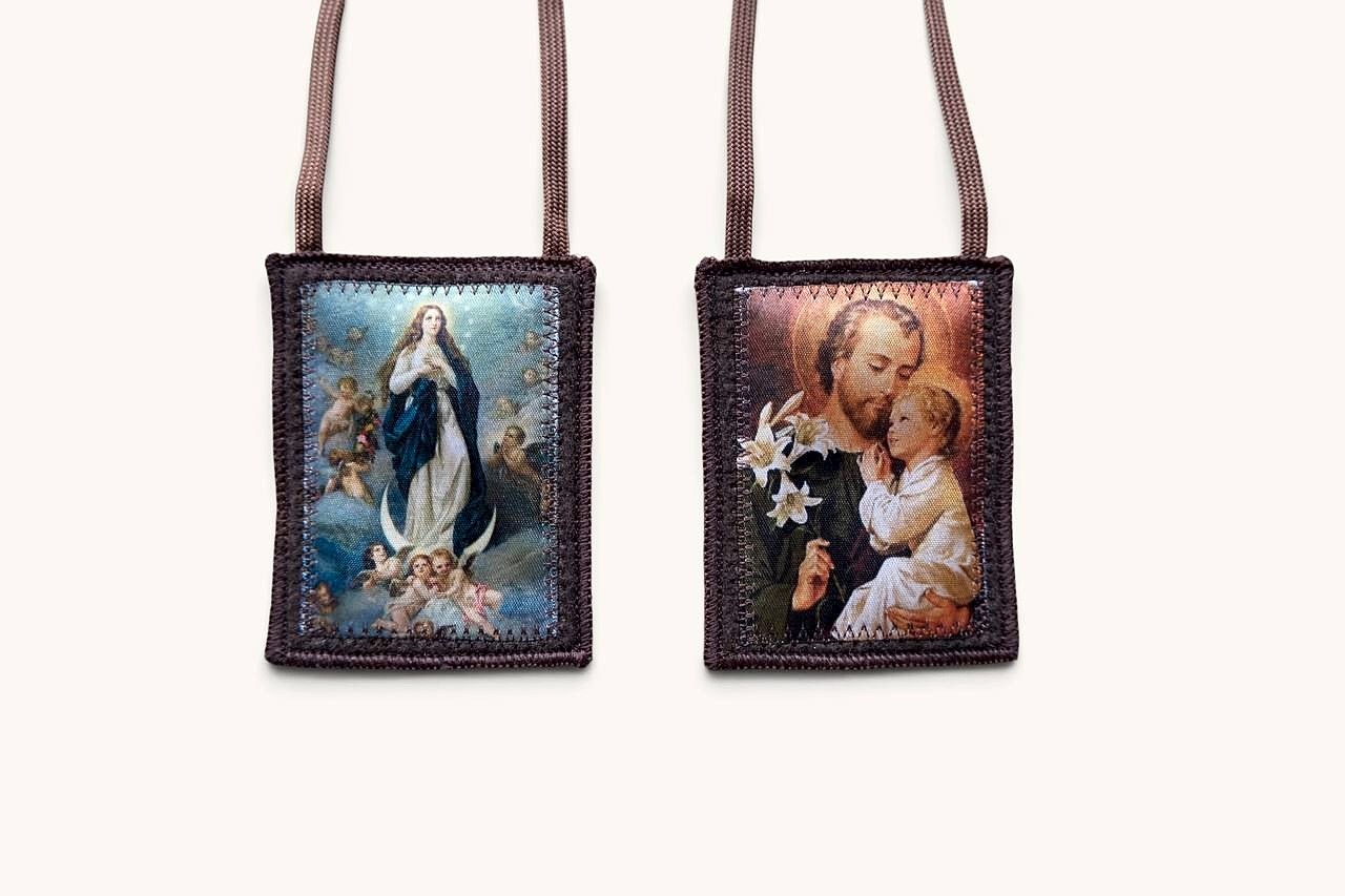 Brown Scapular of the Immaculate Conception and Saint Joseph