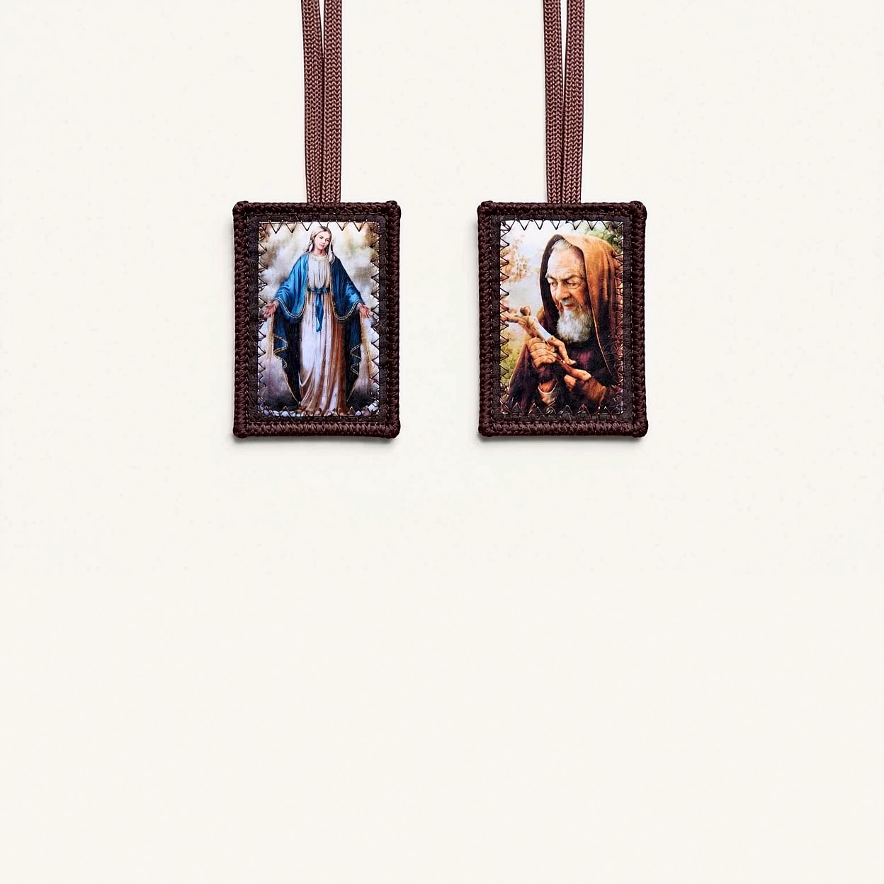 Brown Scapular of Padre Pio and Our Lady of Grace