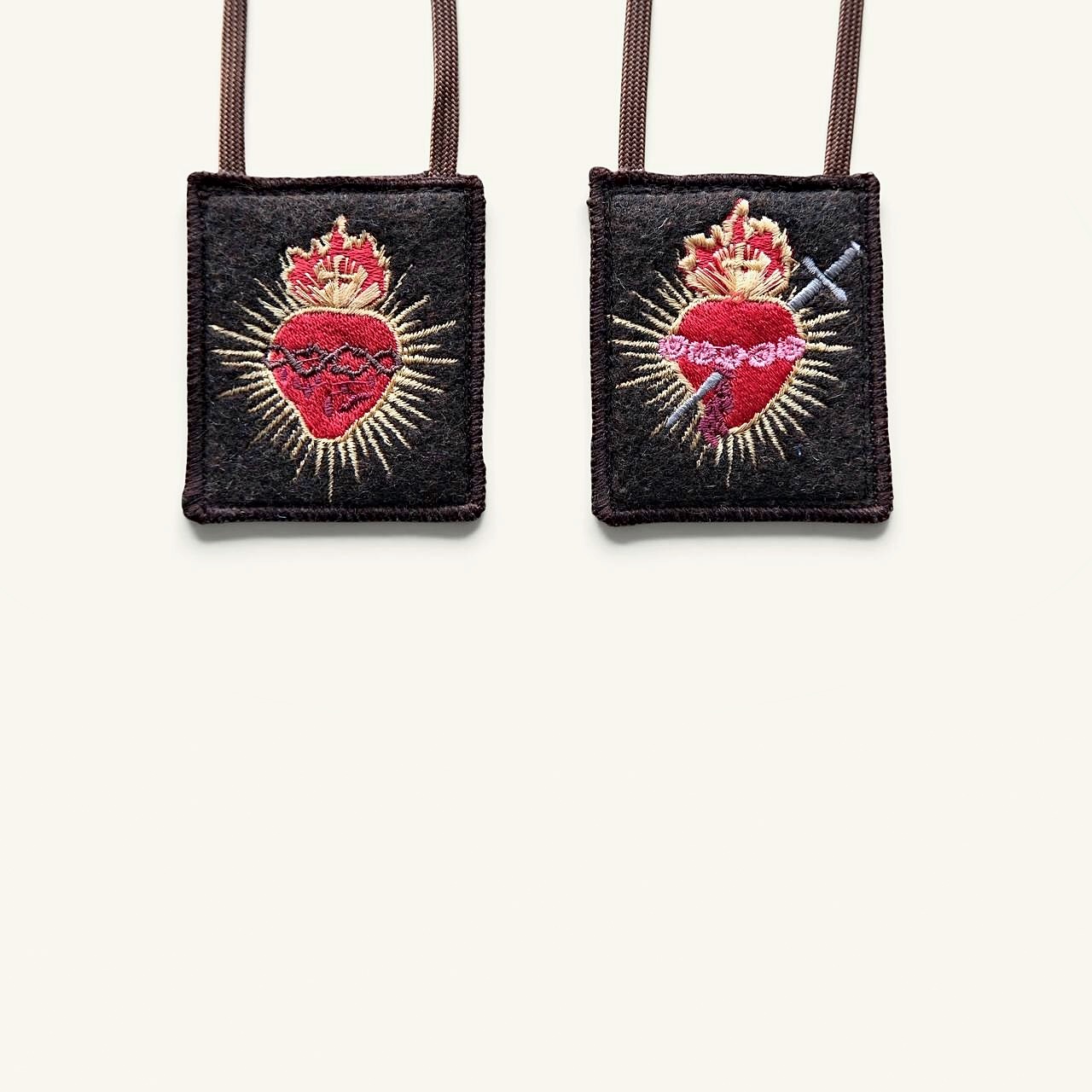 Brown Scapular of the Sacred and Immaculate Hearts
