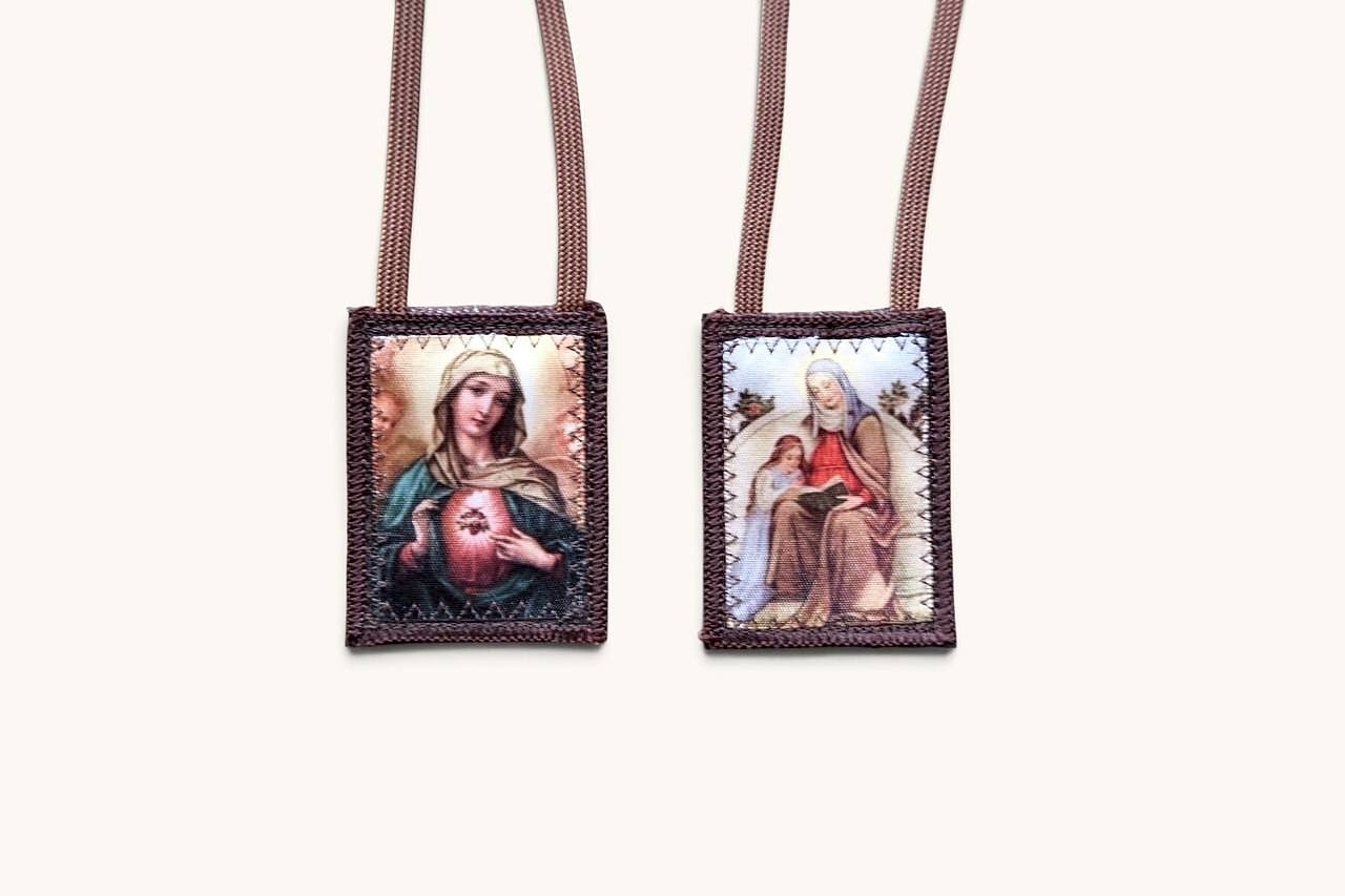 Brown Scapular of Saint Anne and the Immaculate Heart of Mary
