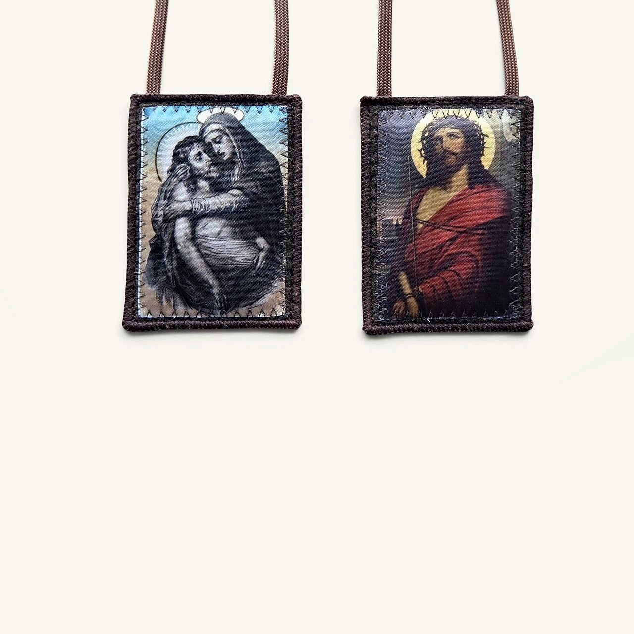Brown Scapular of Our Lady of Sorrows and Ecce Homo